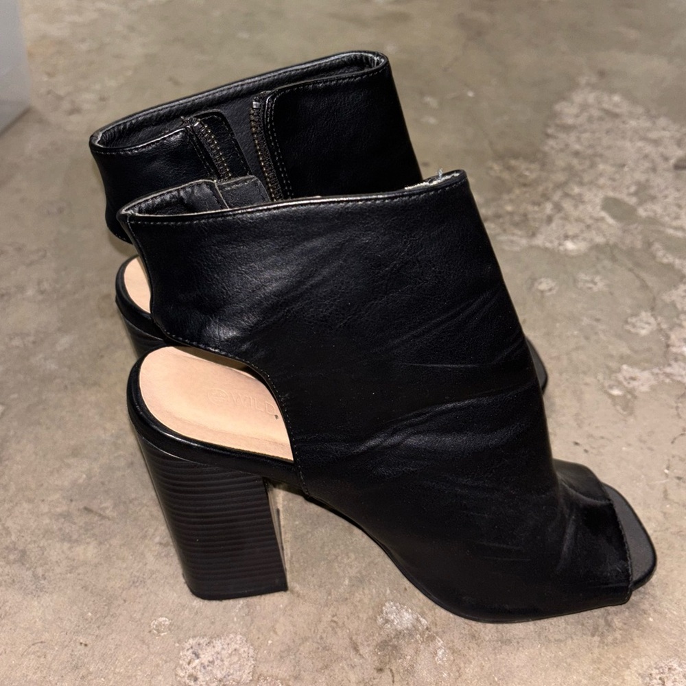 Open Toe Bootie